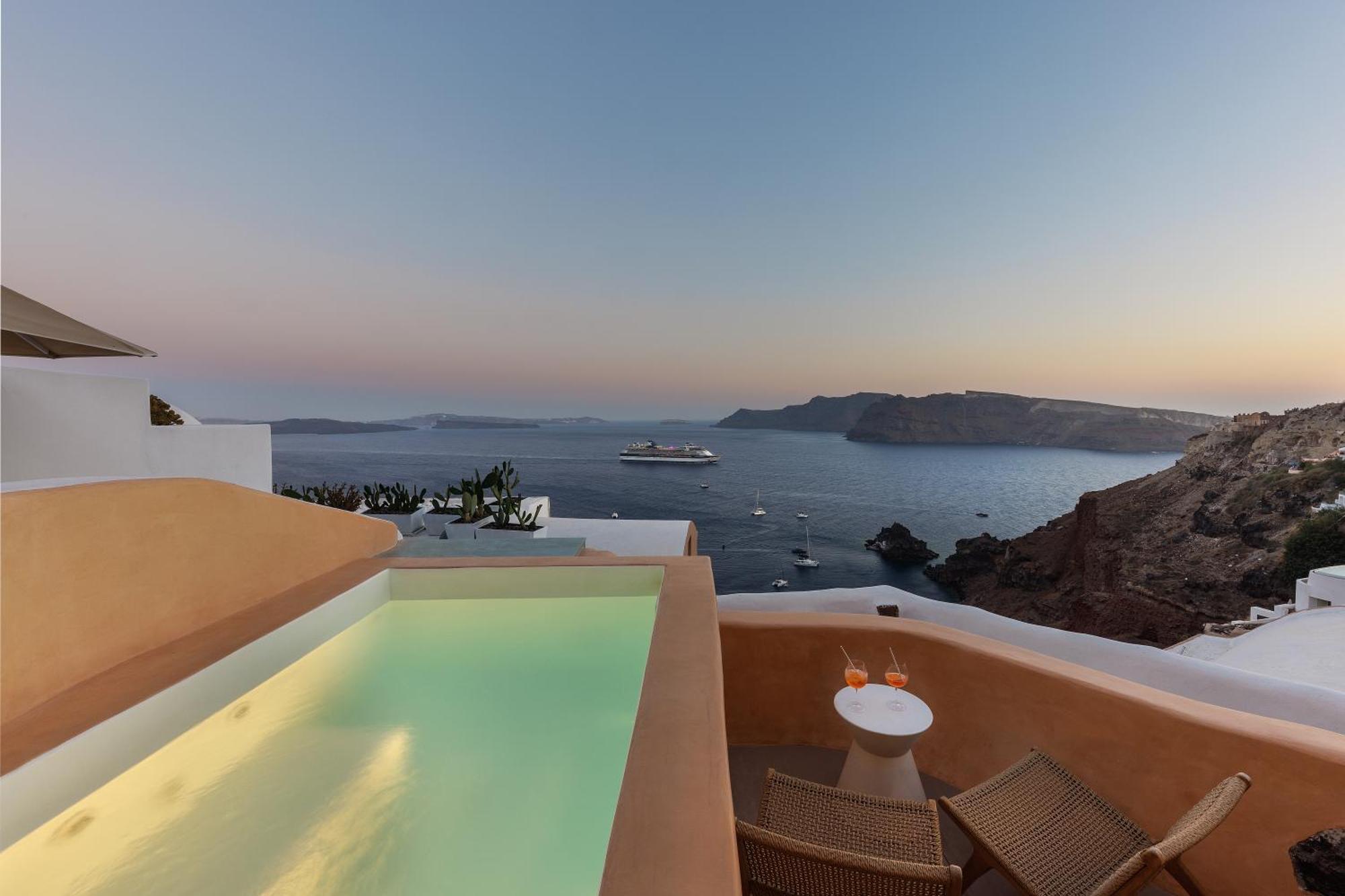 Annouso Villa With Hot Tub By Caldera Houses Oia  Extérieur photo