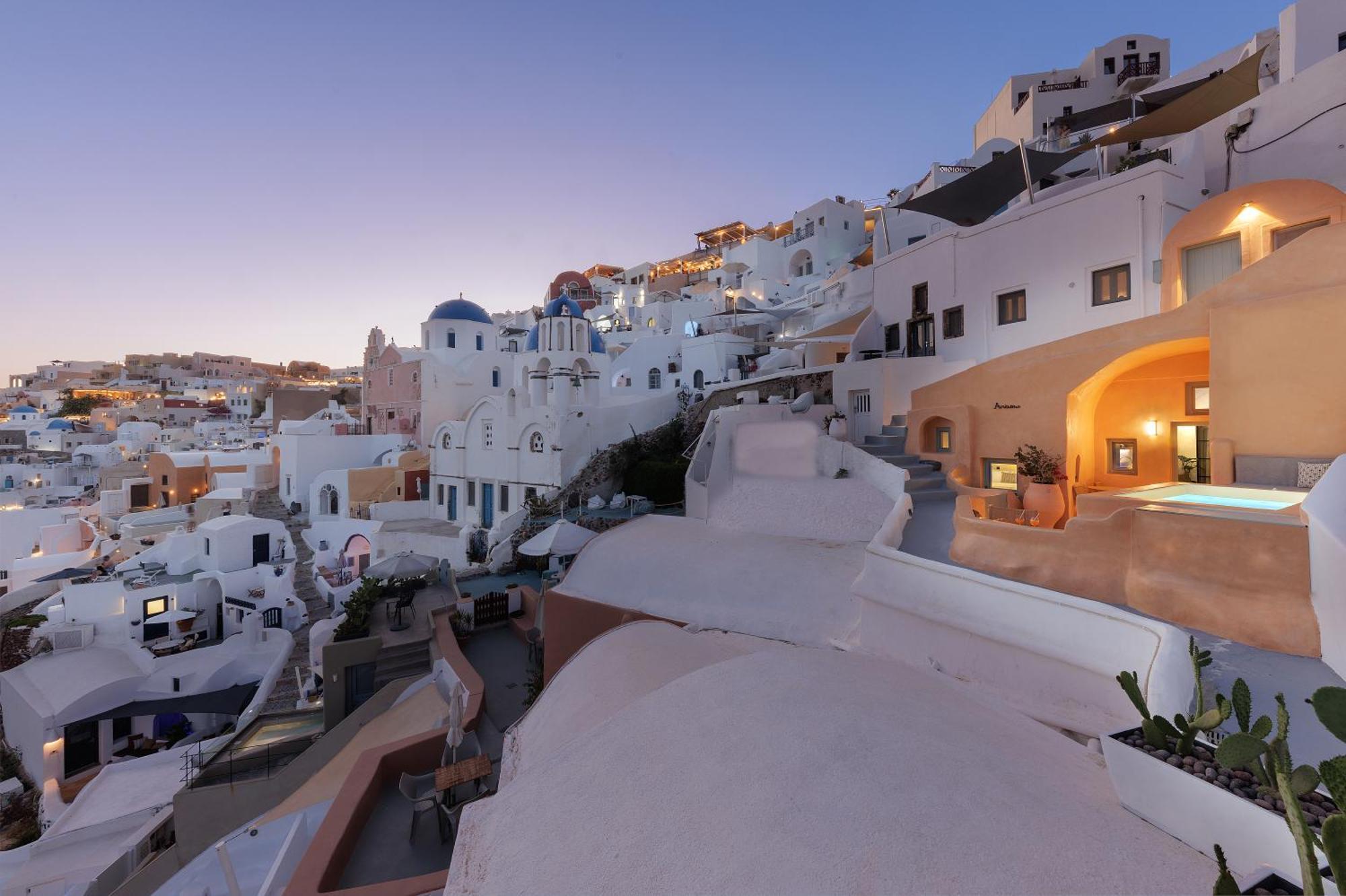 Annouso Villa With Hot Tub By Caldera Houses Oia  Extérieur photo