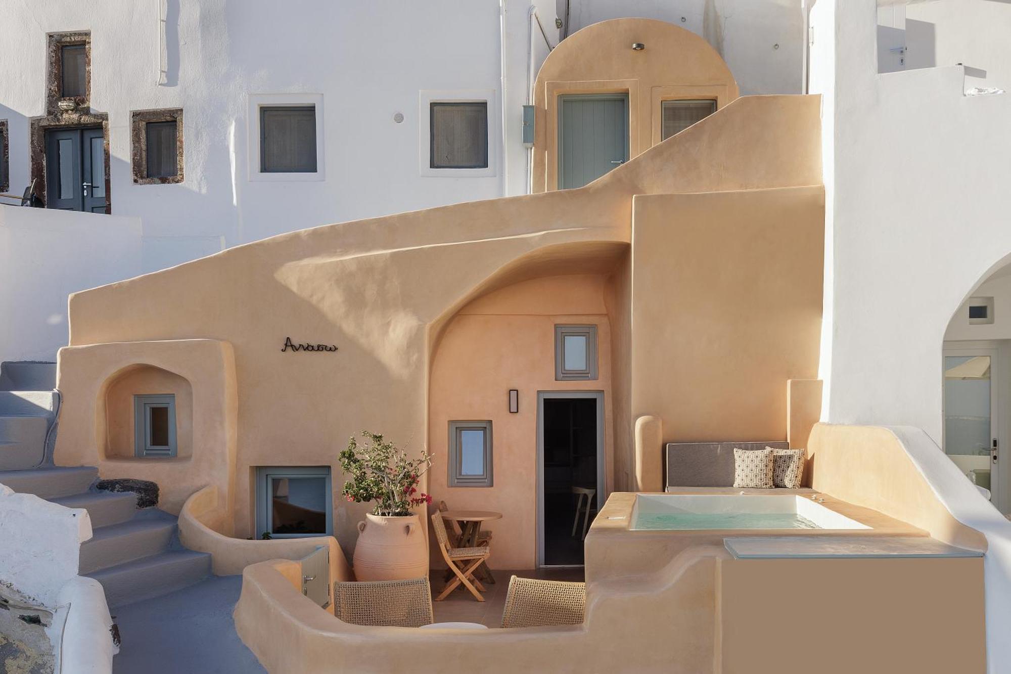 Annouso Villa With Hot Tub By Caldera Houses Oia  Extérieur photo