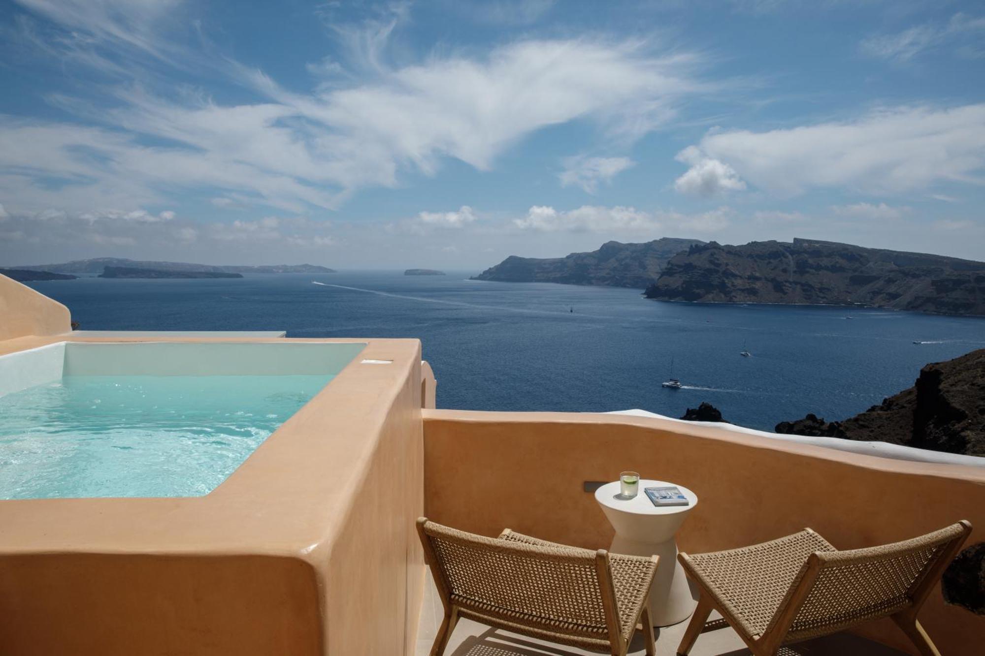 Annouso Villa With Hot Tub By Caldera Houses Oia  Extérieur photo