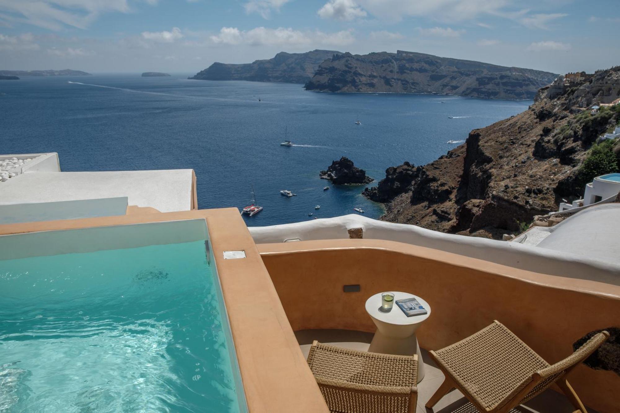 Annouso Villa With Hot Tub By Caldera Houses Oia  Extérieur photo